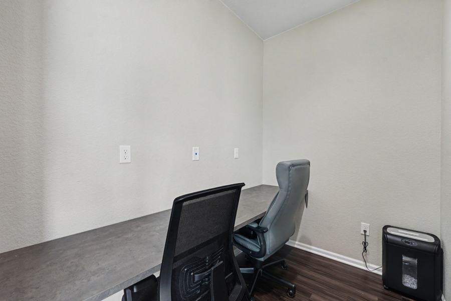 Office nook off the living room