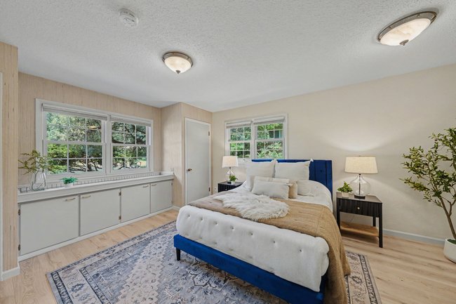Main-floor primary bedroom