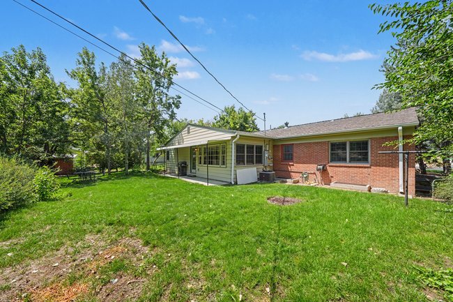 Rear lawn