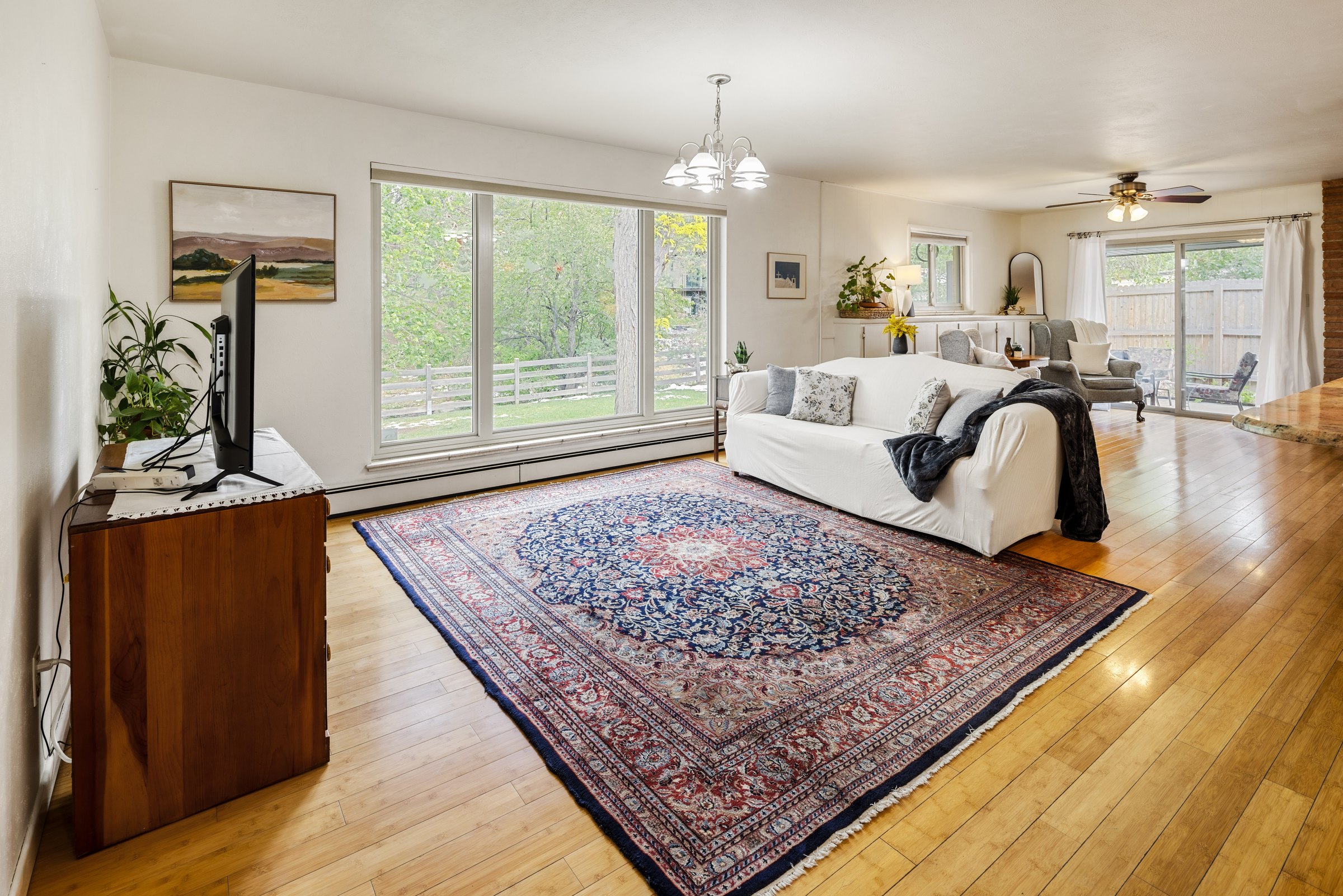 Sun-bright living room at 3110 Ward Ct