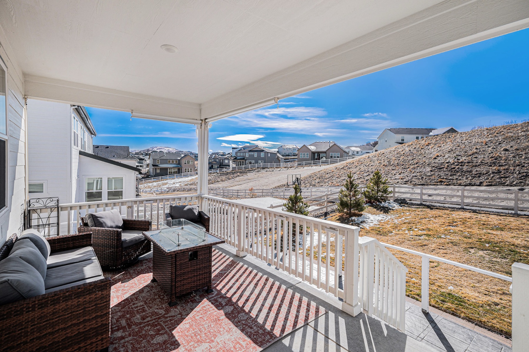 Covered deck