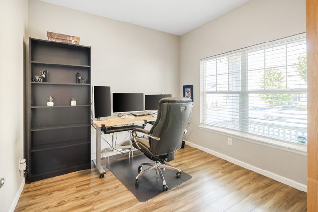 Third bedroom used as office