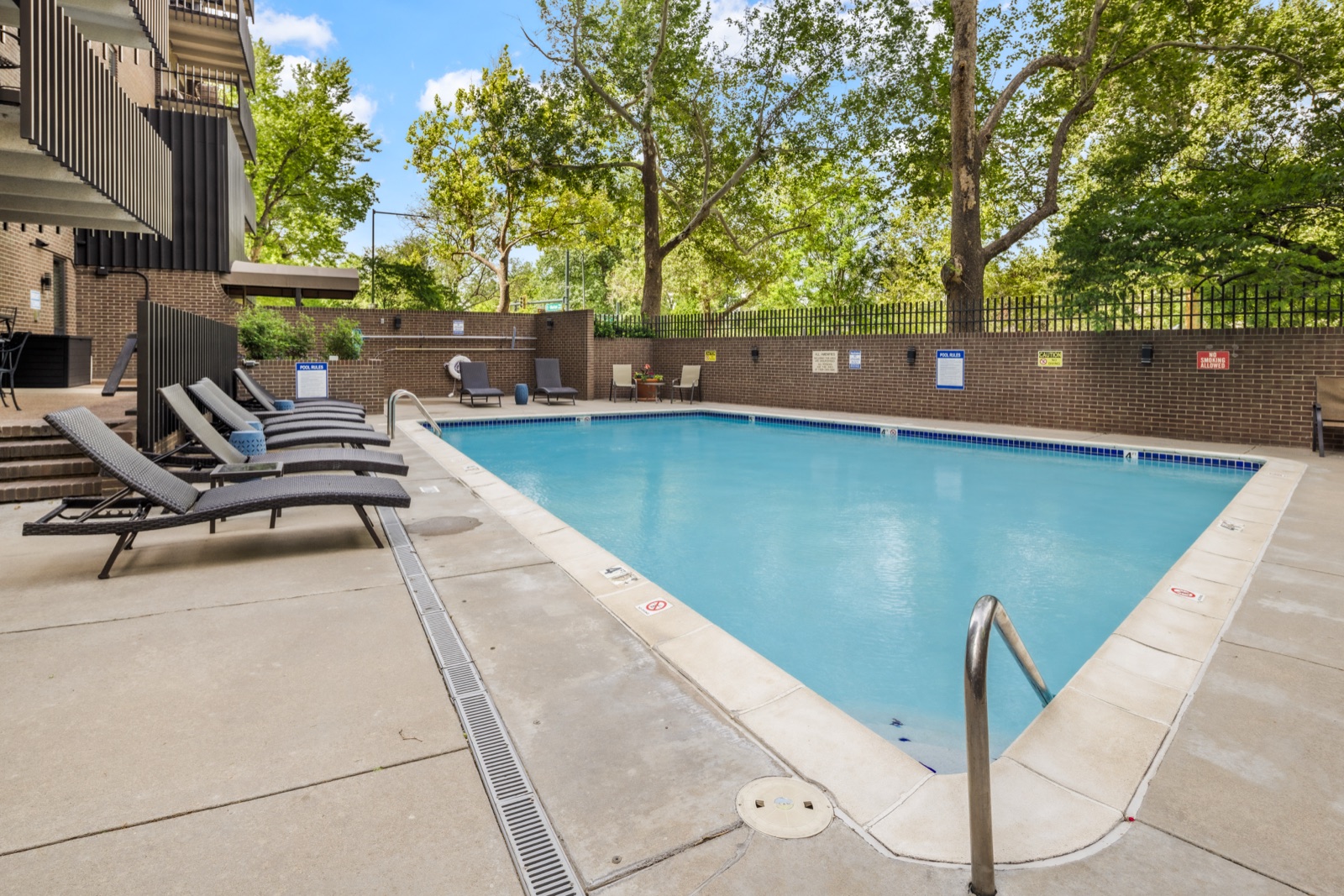Seasonal outdoor pool